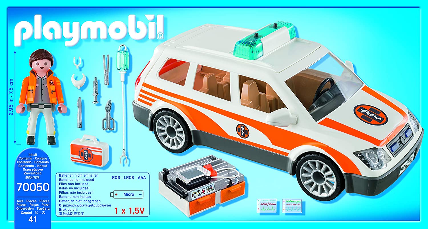 playmobil ambulance car