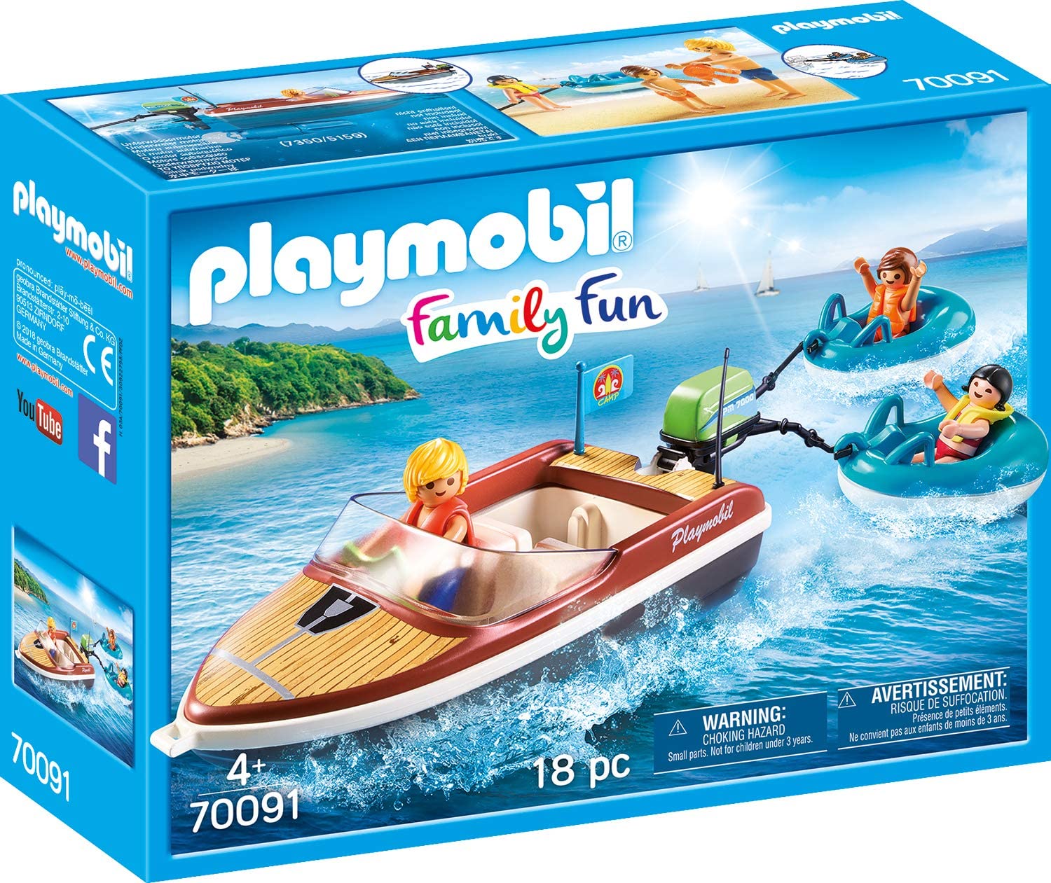 playmobil car and boat