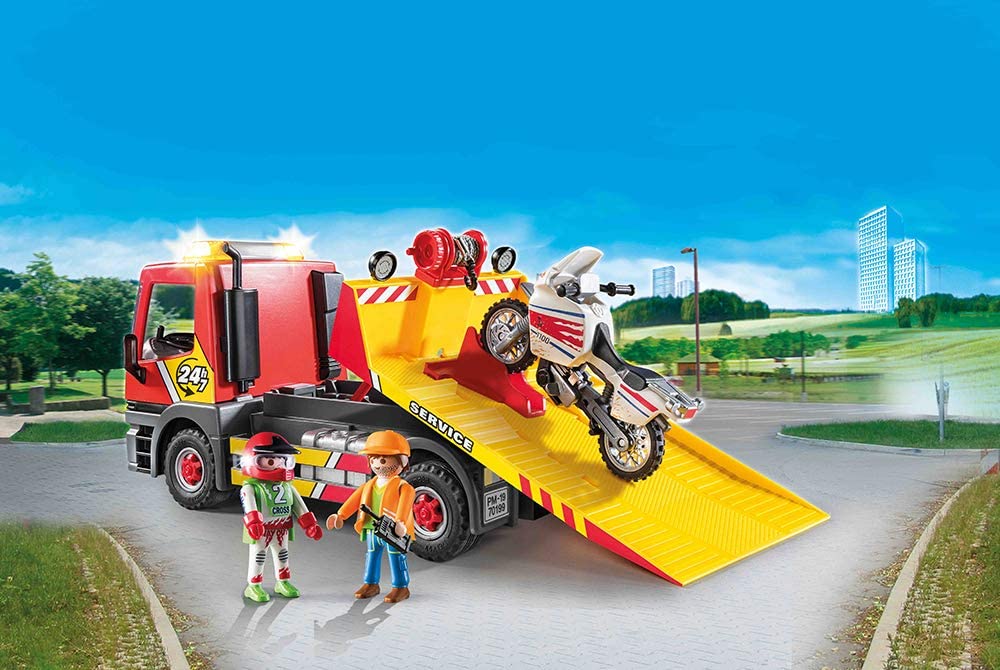 playmobil recovery truck