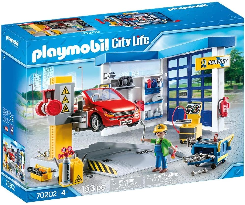 playmobil service station