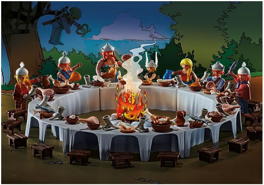 PLAYMOBIL ASTERIX 70931 VILLAGE BANQUET SET