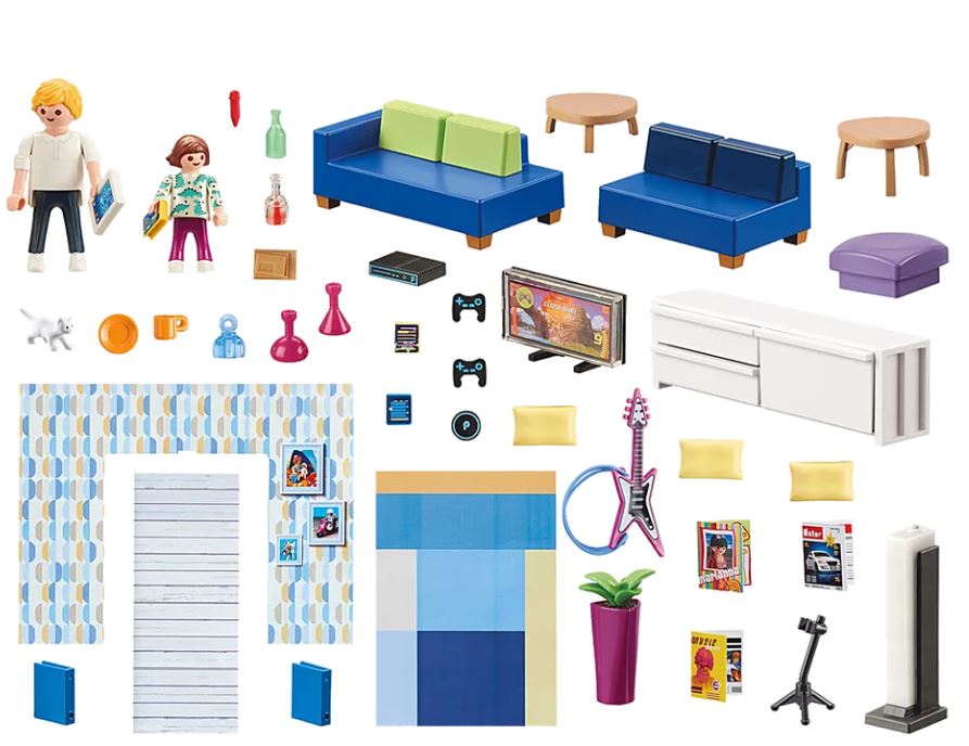Playmobil Furnished Living Room 70989