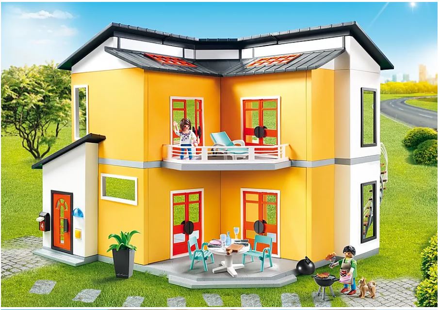 Playmobil city life 9266 modern house shop