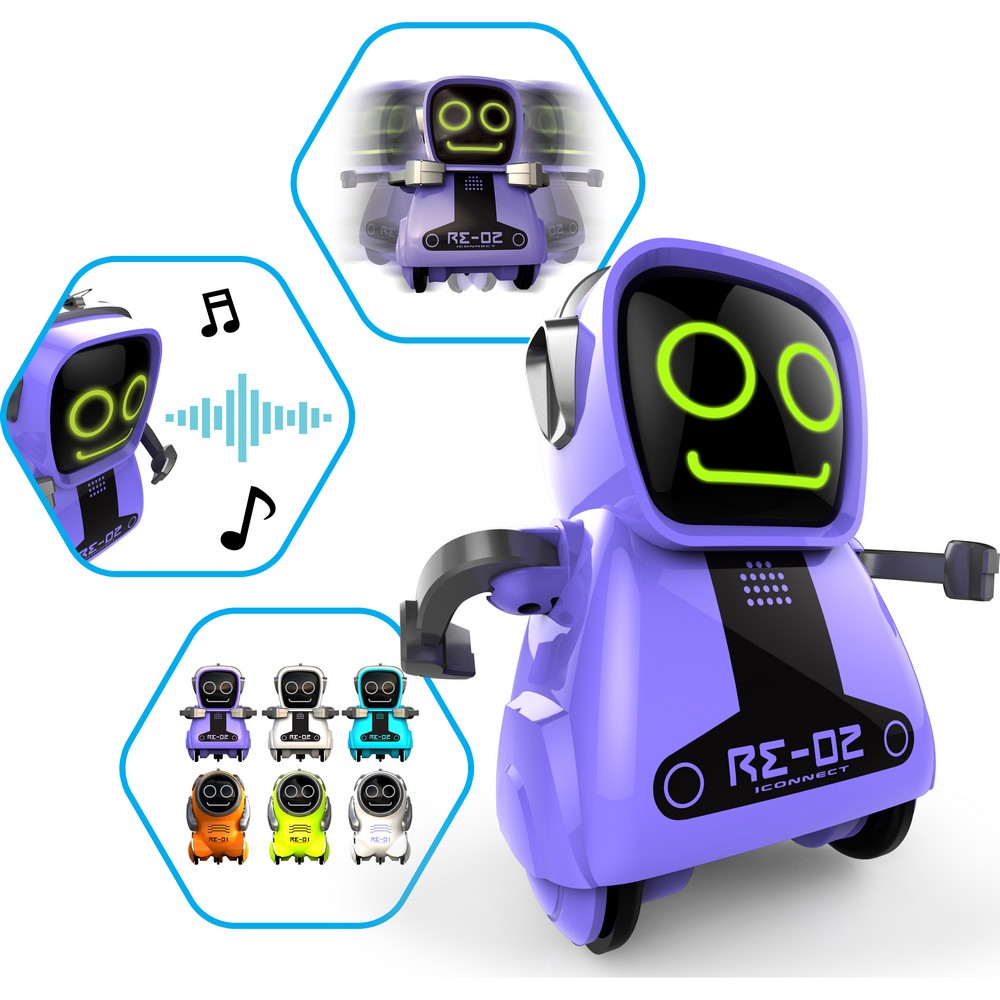 Silverlit Pokibot Interactive Mini Robot White SR-02 From NEW 