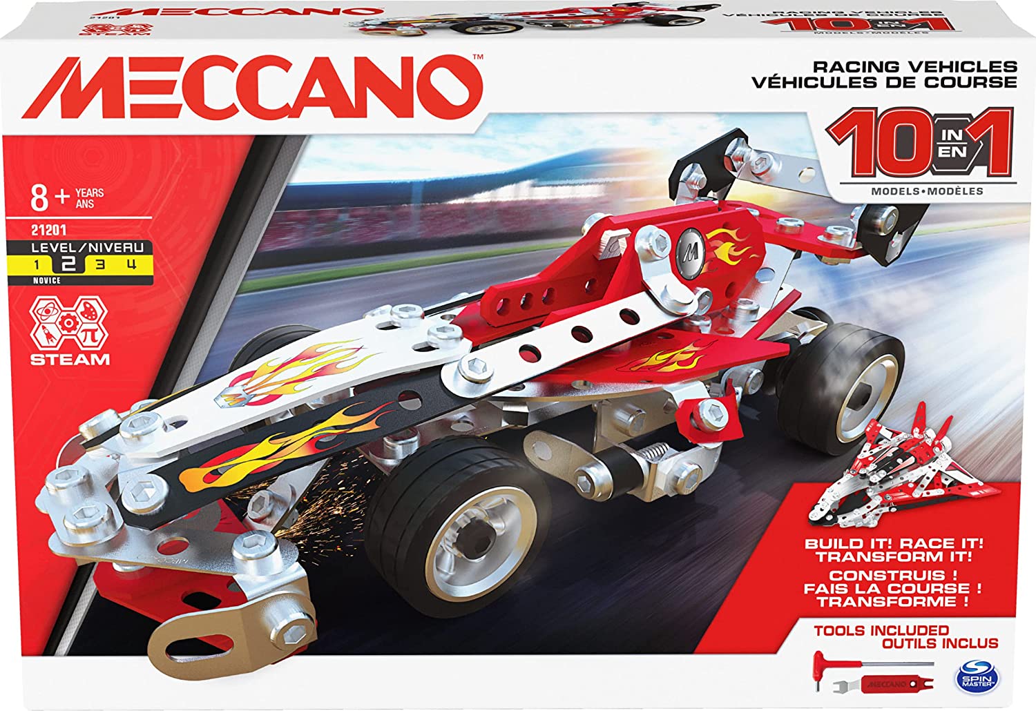 Racing Vehicles 10 Models Meccano 6060104
