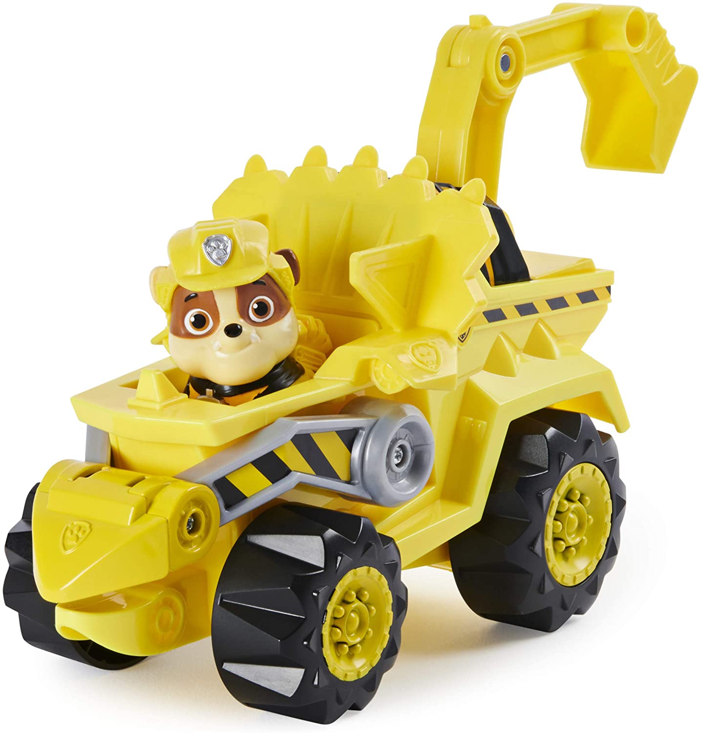 Rubble Dino Rescue Paw Patrol figurine + vehicle