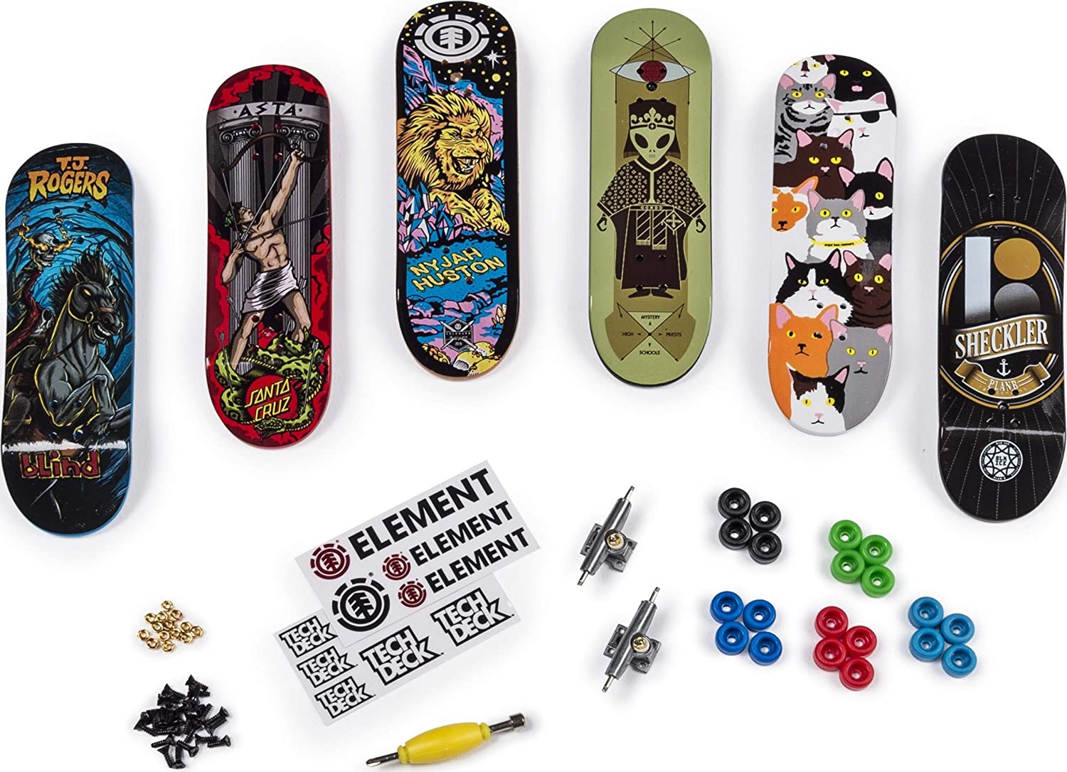 Pack Finger Skate - Tech Deck - Skate Shop Bonus - Jaune - Mixte