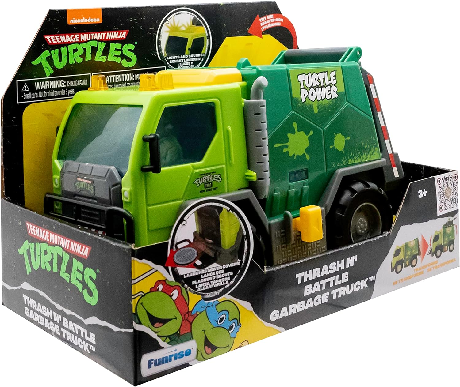 Thrash N' Battle Garbage Truck Ninja Turtles
