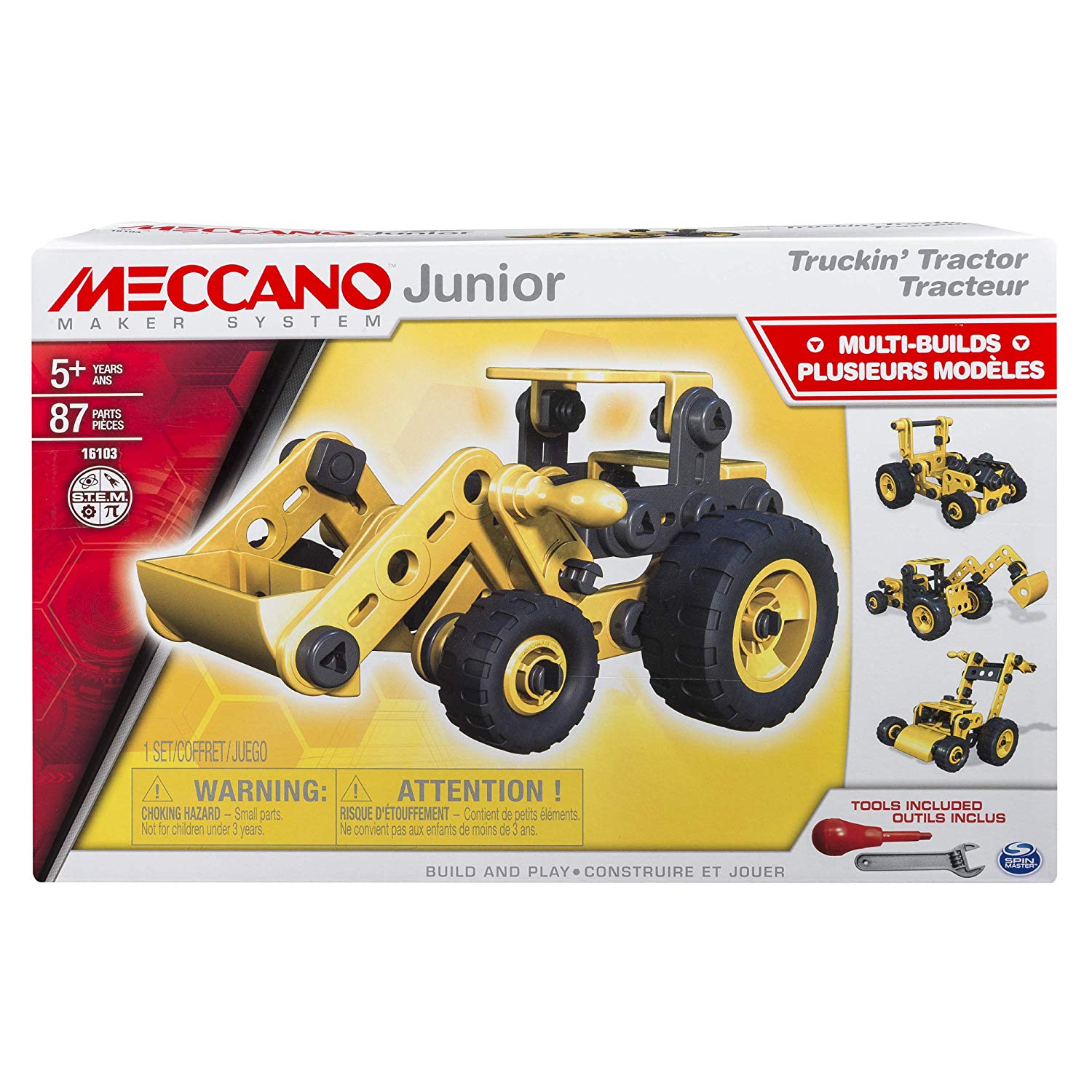 Tractor meccano Junior : tractors to be built