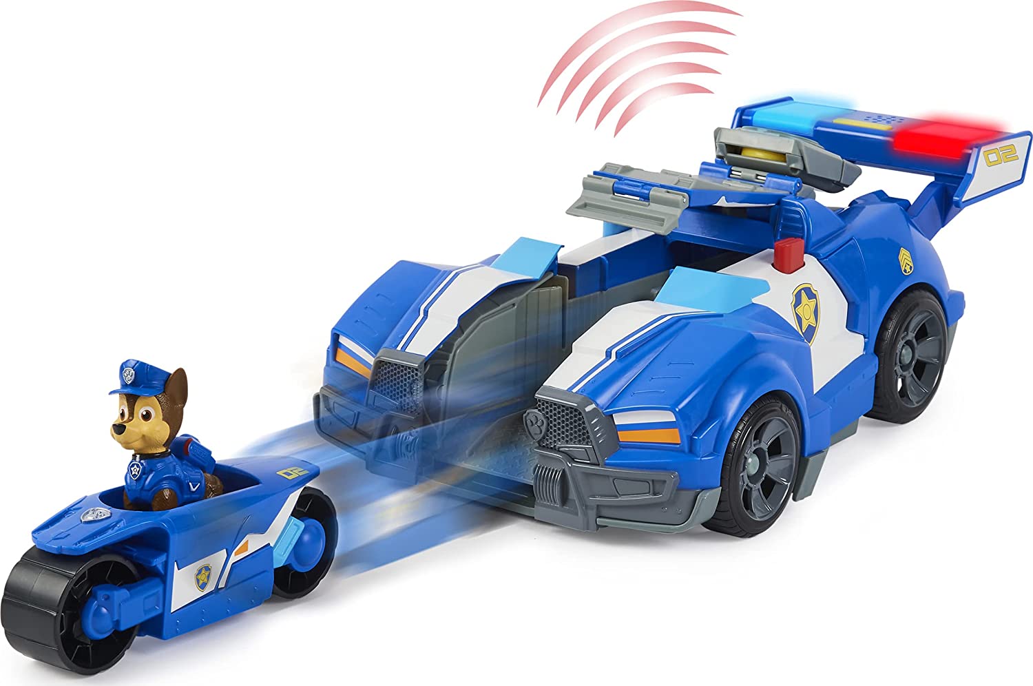 Transformable vehicle Chase Paw Patrol The Movie