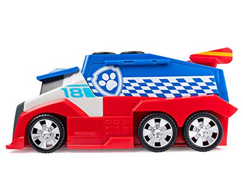 paw patrol ready race rescue mobile pit stop team vehicle with sounds