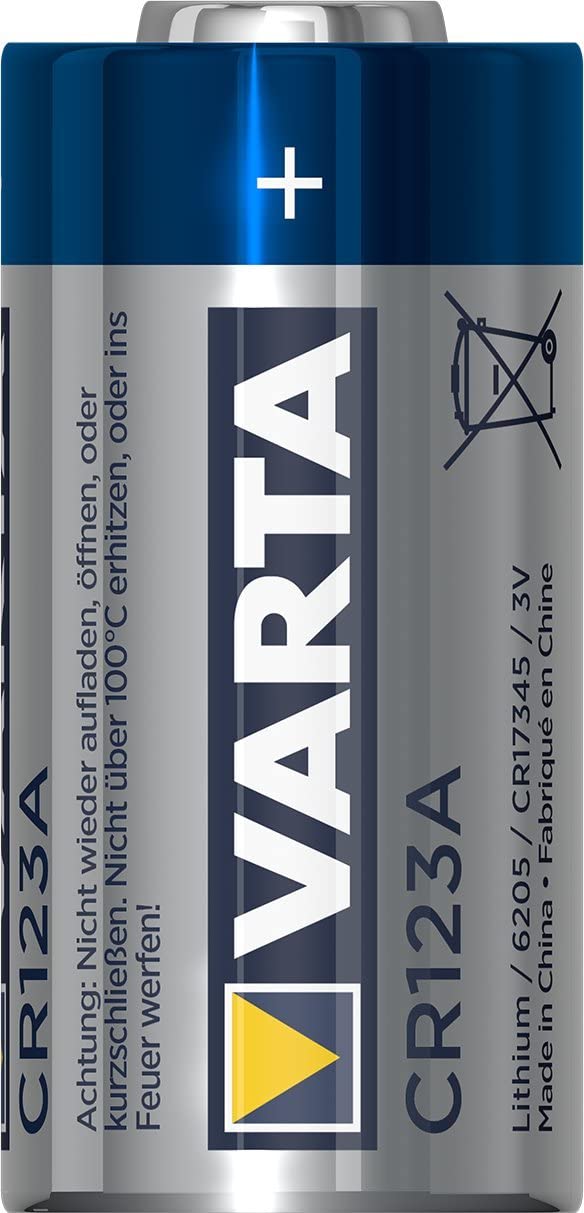 Pile lithium CR123A Varta