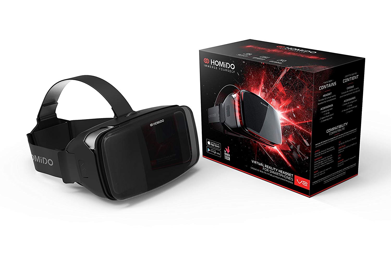 Homido Immerse Yourself Virtual Reality Headset for Smartphones V2