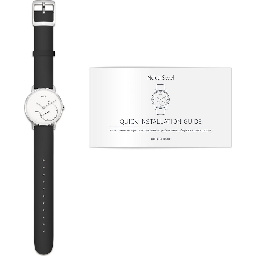 withings steel white