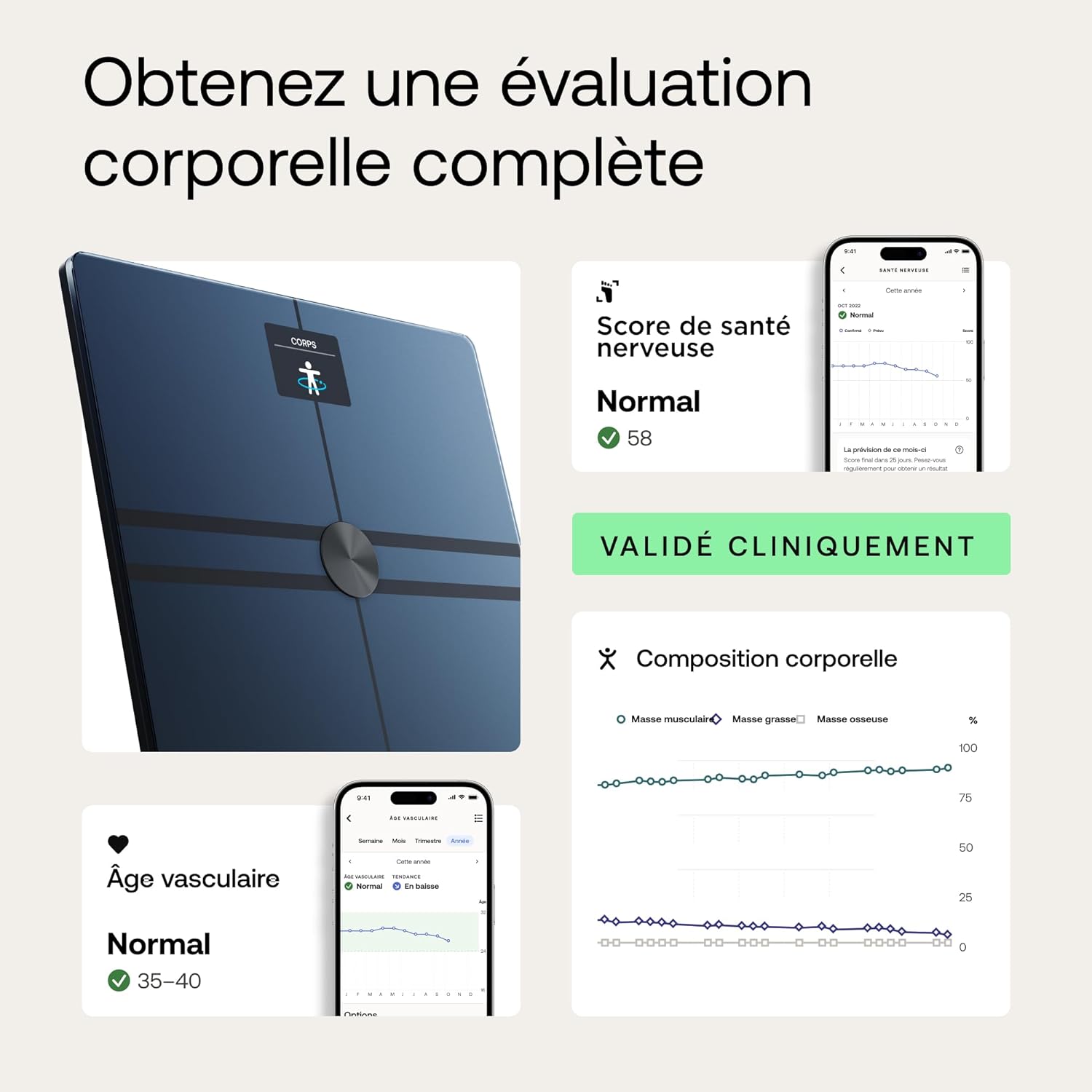 Body Comp Withings connected scale