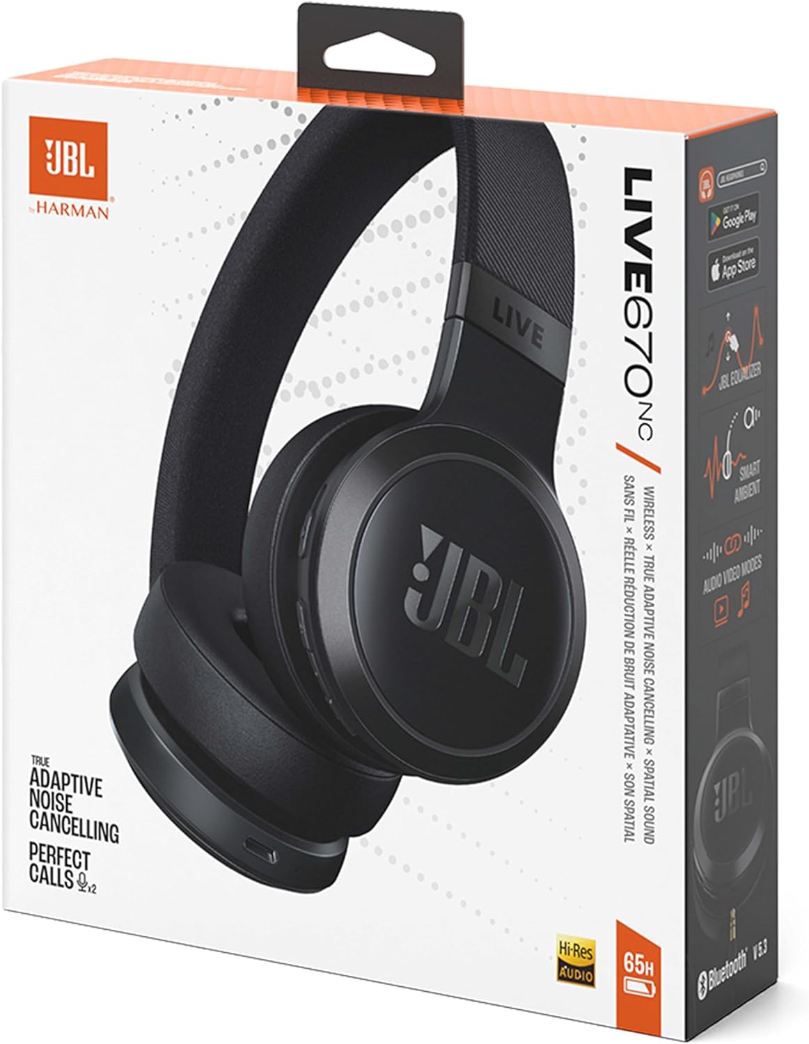 JBL BT Live 670 Wireless Headphones NC