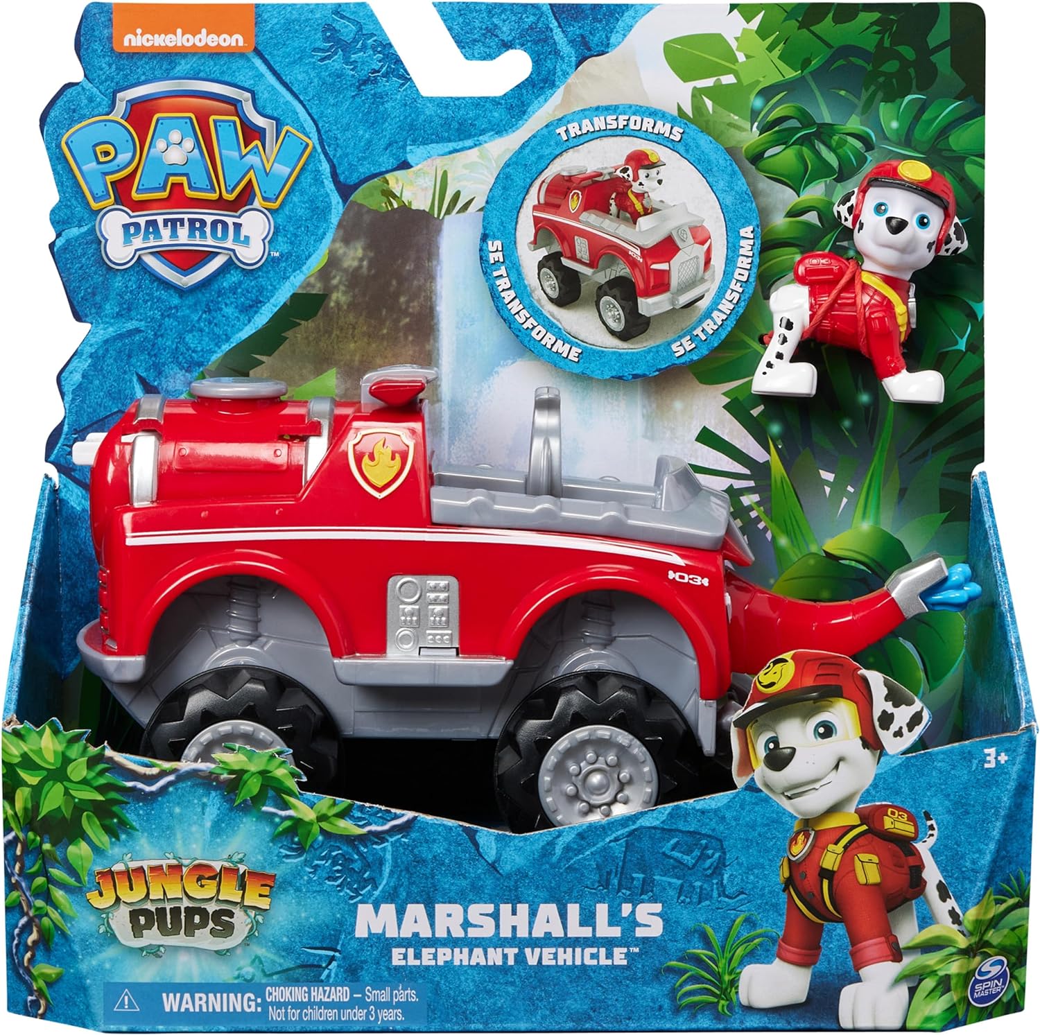 Paw Patrol Jungle Pups Figures and vehicles