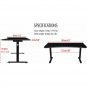 Arozzi ARENA Gaming Desk pure black