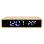Keytime Wooden Induction Charger Alarm Clock