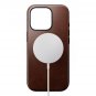 Modern Horween Leather iPhone 16 Pro Case in Brown Nomad
