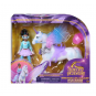 Unicorn and Layla and Glacier Doll Set with Magic Wings