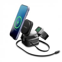 Chargeur Sans Fil Pliable 3-en-1 MagStand CYGNETT