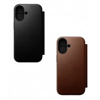Folio Modern Leather iPhone 17 Nomad
