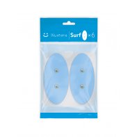 Pack Of 6 Oval Surf Electrodes Bluetens