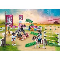 Playmobil Obstacle Course With Horses 70996