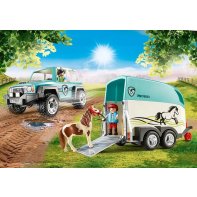 Playmobil Voiture Et Van Pour Poney 70511