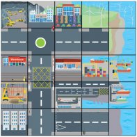 Transport And Industry Mats For Beebot And Bluebot