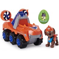 Zuma Pat Patrouille Dino Rescue Figurine Et Vhicule