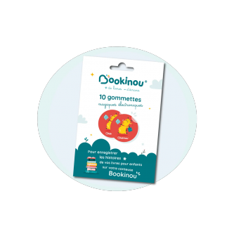 10 gommettes magiques Bookinou