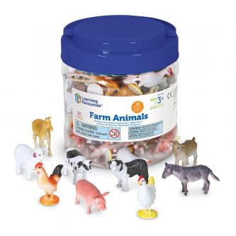 60 Animaux de la ferme Learning Resources