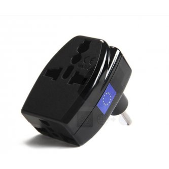 Akashi Ultra Compact 3-Plug European Charger