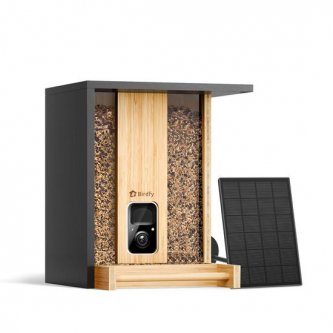Birdfy Bamboo AI Solar-Powered Feeder