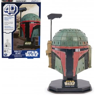 Casque Boba Fett Star Wars Construction 4D