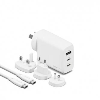 Chargeur de voyage GaN PowerMaxx 67W Cygnett