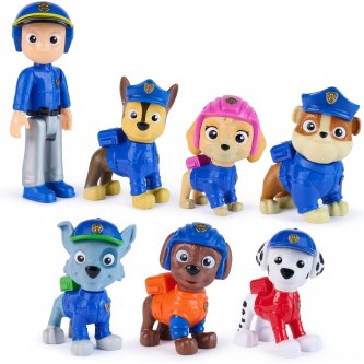 Coffret Cadeau 7 Figurines Search and Rescue Pat Patrouille