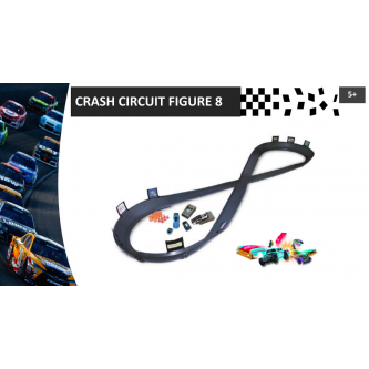 Crash circuit figure 8 NASCAR