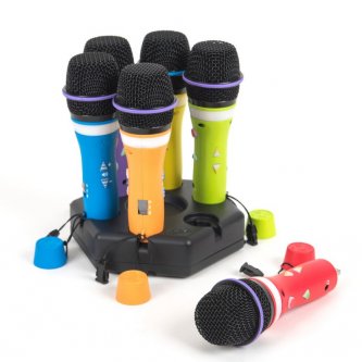 Easi-Speak Bluetooth rainbow microphones
