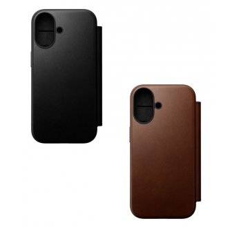 Folio Modern Leather iPhone 17 Nomad