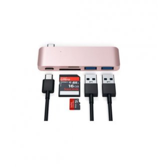 Hub Type-C Satechi rose gold