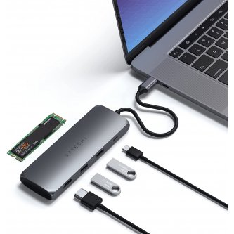 HUB USB-C Multiport Hybrid SSD EMP Satechi