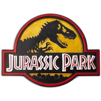 Jurassic Park metal poster