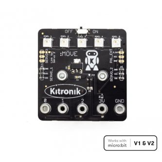 Kitronik Servo:Lite board for :MOVE mini
