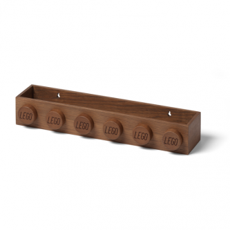 LEGO oak wall shelf