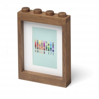 LEGO photo frame in oak