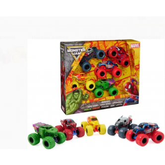 Monster Jam Pack 5 V�hicules Marvel Spin Master