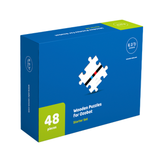 Ozobot 48-piece wooden puzzle Edu Sense